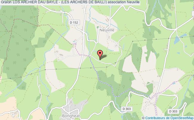 plan association Los Archier Dau Bayle - (les Archers De Bailli) Neuville