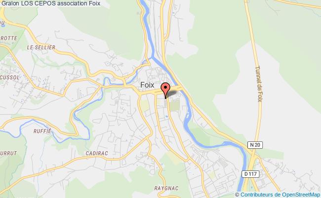 plan association Los Cepos Foix