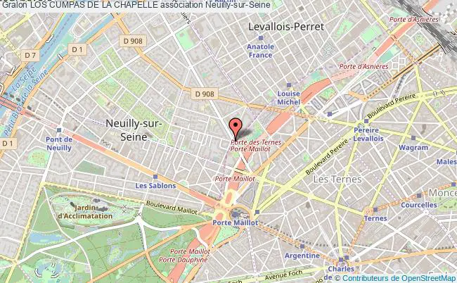 plan association Los Cumpas De La Chapelle Neuilly-sur-Seine