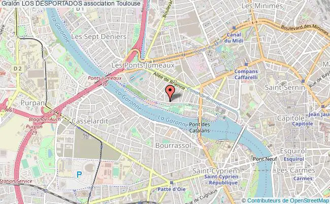 plan association Los Desportados Toulouse
