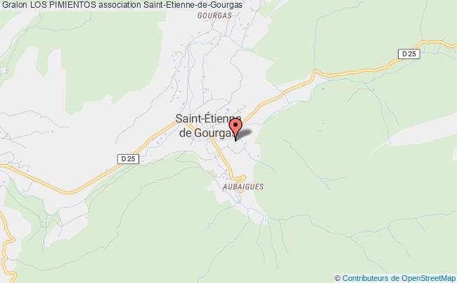 plan association Los Pimientos Saint-Étienne-de-Gourgas