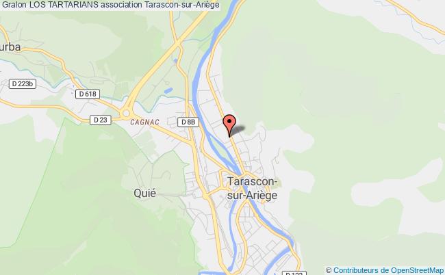 plan association Los Tartarians Tarascon-sur-Ariège