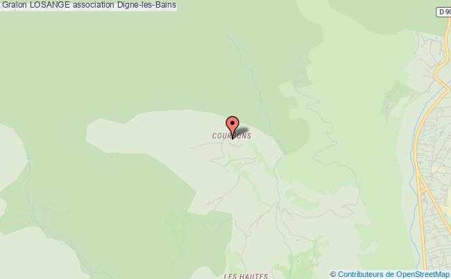 plan association Losange Digne-les-Bains