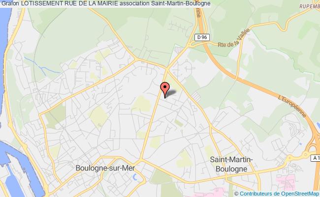plan association Lotissement Rue De La Mairie Saint-Martin-Boulogne