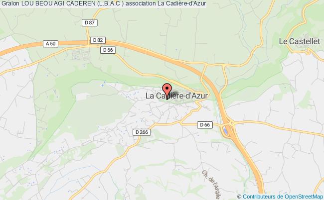 plan association Lou Beou Agi Caderen (l.b.a.c ) La Cadière-d'Azur