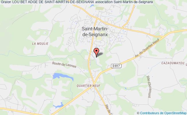 plan association Lou Bet Adge De Saint-martin-de-seignanx Saint-Martin-de-Seignanx