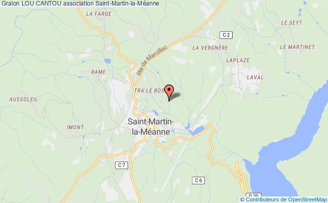 plan association Lou Cantou Saint-Martin-la-Méanne