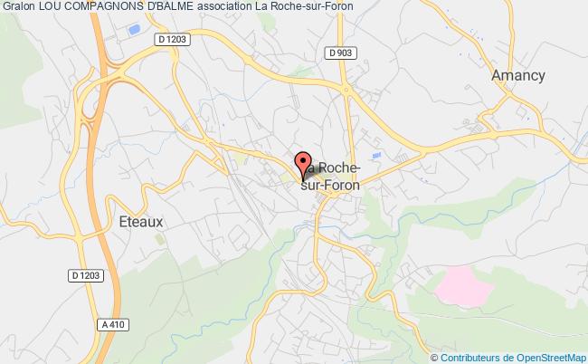 plan association Lou Compagnons D'balme La    Roche-sur-Foron
