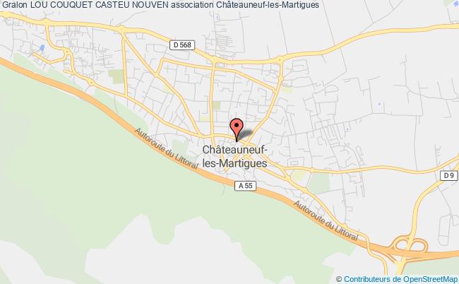 plan association Lou Couquet Casteu Nouven Châteauneuf-les-Martigues