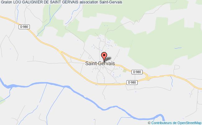 plan association Lou GaligniÈr De Saint Gervais Saint-Gervais