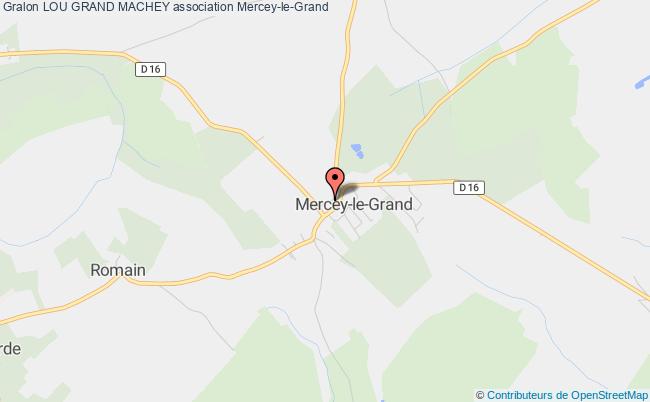plan association Lou Grand Machey Mercey-le-Grand