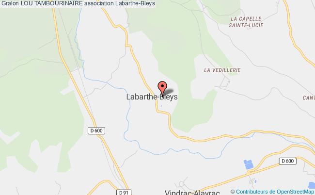 plan association Lou TambourinaÏre Labarthe-Bleys