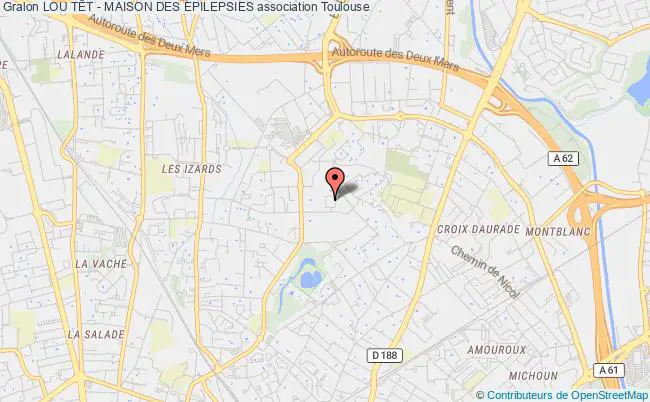 plan association Lou TÊt - Maison Des Epilepsies Toulouse