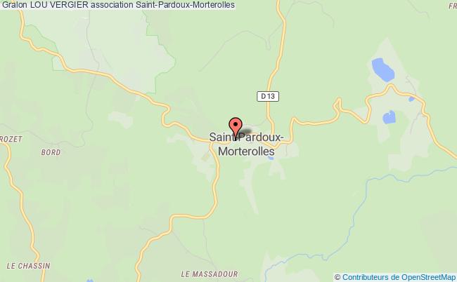 plan association Lou Vergier Saint-Pardoux-Morterolles