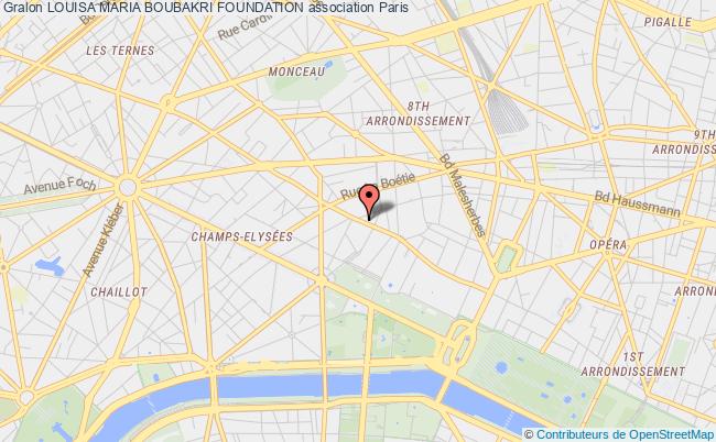 plan association Louisa Maria Boubakri Foundation Paris