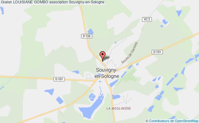 plan association Louisiane Gombo Souvigny-en-Sologne