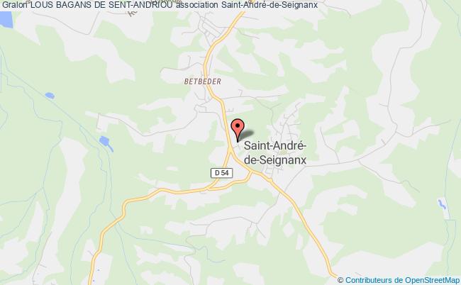 plan association Lous Bagans De Sent-andriou Saint-André-de-Seignanx