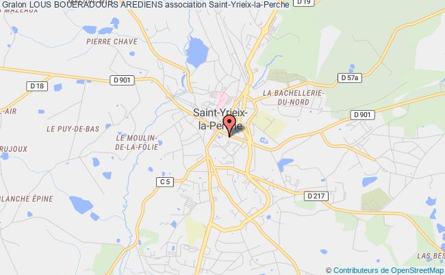 plan association Lous Boueradours Arediens Saint-Yrieix-la-Perche