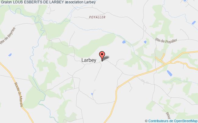 plan association Lous Esberits De Larbey Larbey