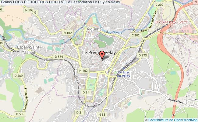 plan association Lous Petioutous Deilh Velay Le    Puy-en-Velay