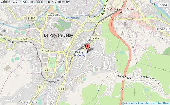 plan association Love Cats Le    Puy-en-Velay