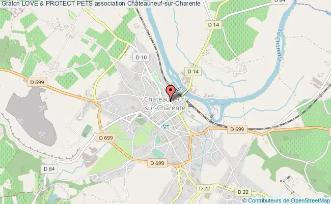 plan association Love & Protect Pets Châteauneuf-sur-Charente