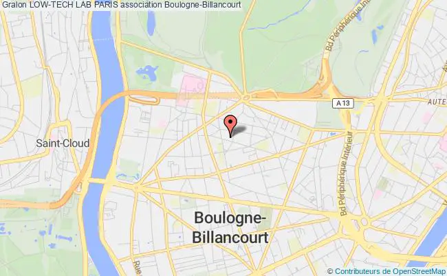 plan association Low-tech Lab Paris Boulogne-Billancourt