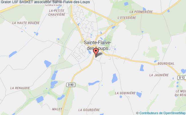 plan association Lsf Basket Sainte-Flaive-des-Loups