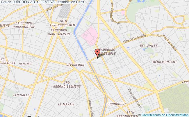 plan association Luberon Arts Festival Paris