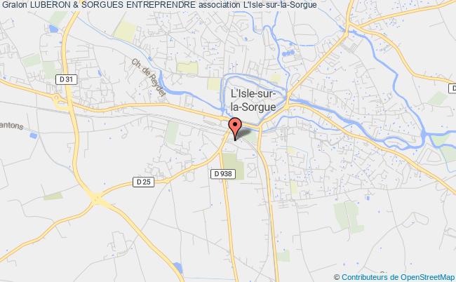 plan association Luberon & Sorgues Entreprendre L'   Isle-sur-la-Sorgue