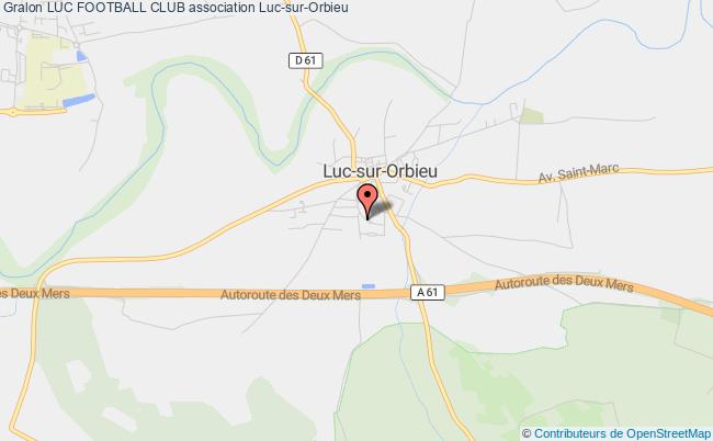 plan association Luc Football Club Luc-sur-Orbieu