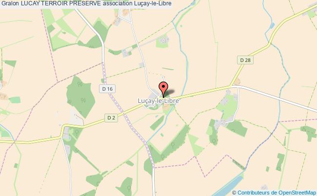plan association Lucay Terroir Preserve Luçay-le-Libre