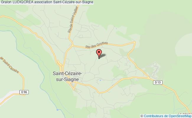 plan association Ludiqcrea Saint-Cézaire-sur-Siagne