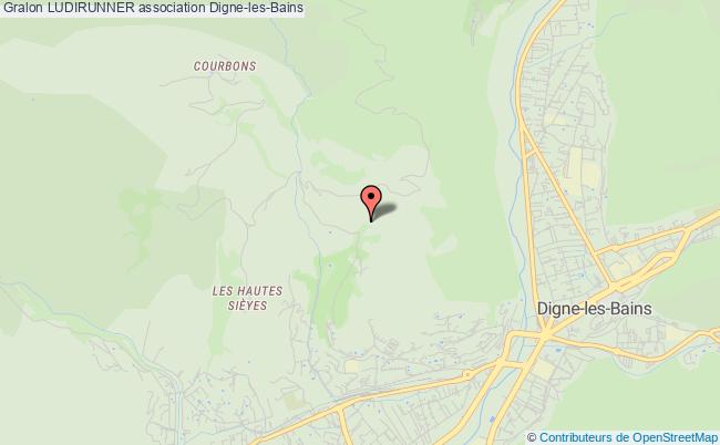 plan association Ludirunner Digne-les-Bains