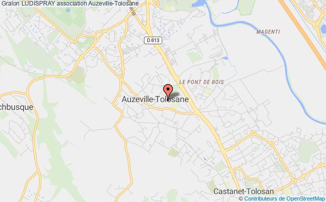 plan association Ludispray Auzeville-Tolosane