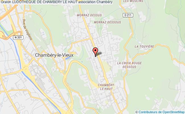 plan association Ludotheque De Chambery Le Haut Chambéry