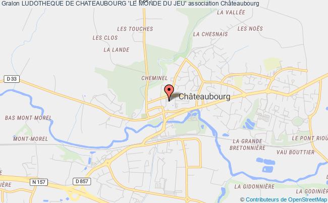 plan association Ludotheque De Chateaubourg 'le Monde Du Jeu' Châteaubourg