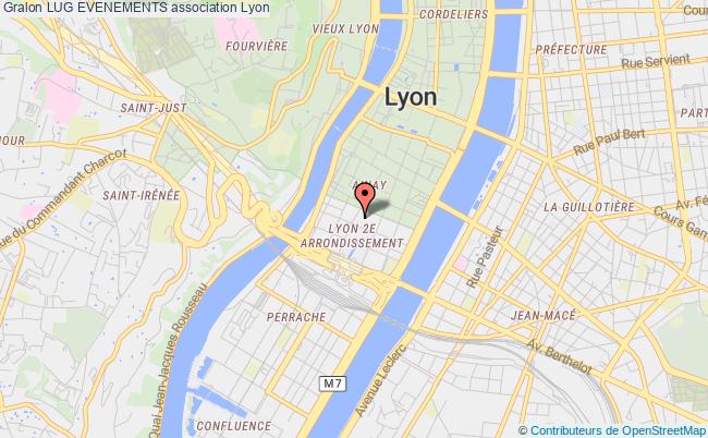 plan association Lug Evenements Lyon
