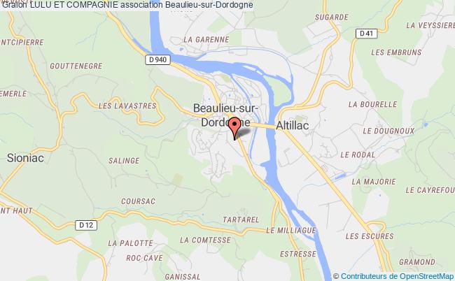 plan association Lulu Et Compagnie Beaulieu-sur-Dordogne
