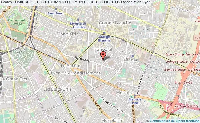 plan association LumiÈre(s), Les Étudiants De Lyon Pour Les LibertÉs Lyon