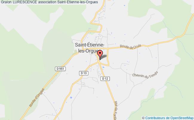 plan association Lurescence Saint-Étienne-les-Orgues