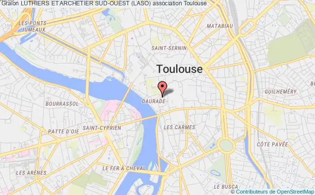 plan association Luthiers Et Archetier Sud-ouest (laso) Toulouse