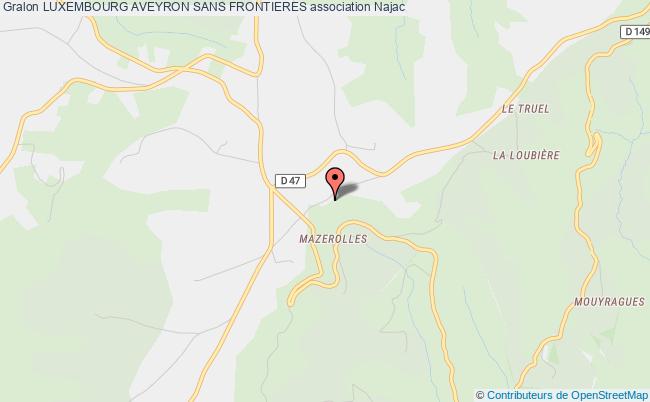 plan association Luxembourg Aveyron Sans Frontieres Najac