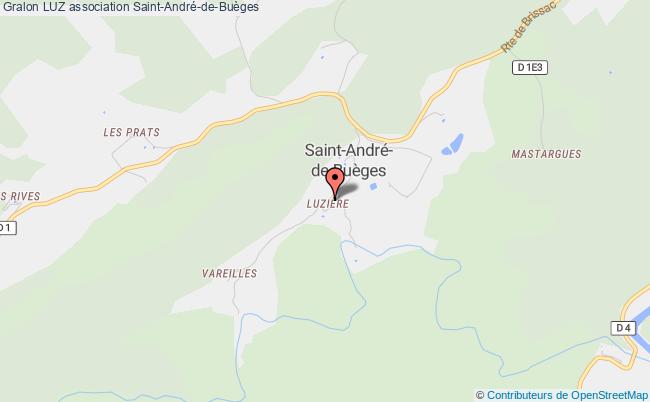 plan association Luz Saint-André-de-Buèges