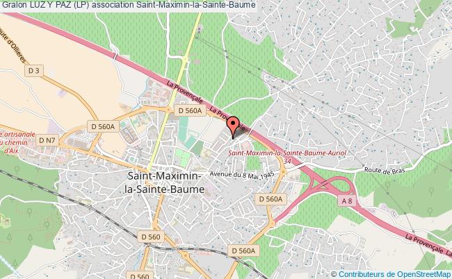 plan association Luz Y Paz (lp) Saint-Maximin-la-Sainte-Baume
