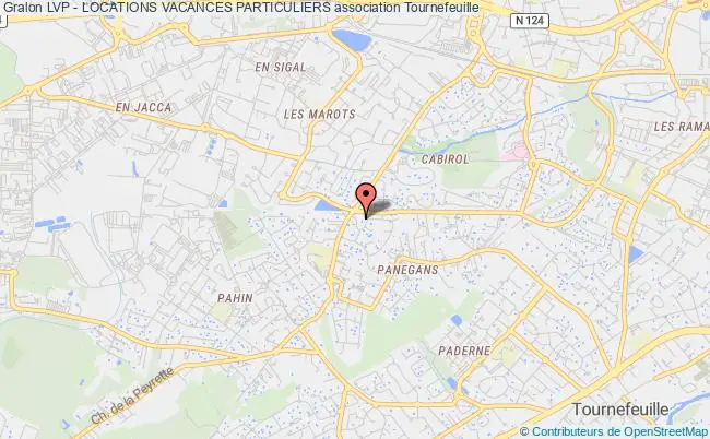 plan association Lvp - Locations Vacances Particuliers Tournefeuille