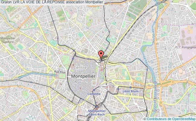 plan association Lvr La Voie De La Reponse Montpellier