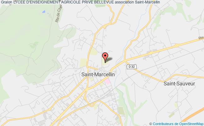 plan association Lycee D'enseignement Agricole Prive Bellevue Saint-Marcellin