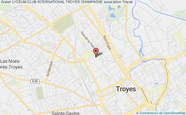 plan association Lyceum Club International Troyes Champagne Troyes