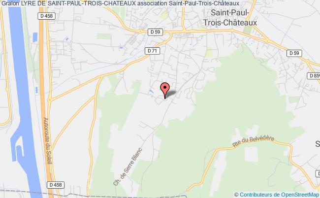 plan association Lyre De Saint-paul-trois-chateaux Saint-Paul-Trois-Châteaux